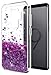 SunStory Samsung Galaxy S9 Plus case Luxury Fashion Design with Moving Shiny Quicksand Glitter and Double Protection with PC Layer and TPU Bumper Case for Samsung Galaxy S9 Plus. (Purple)