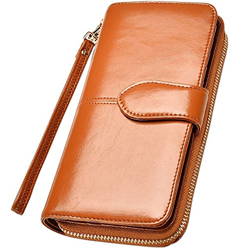 Women wallets rfid blocking trifold on sale pu leather …