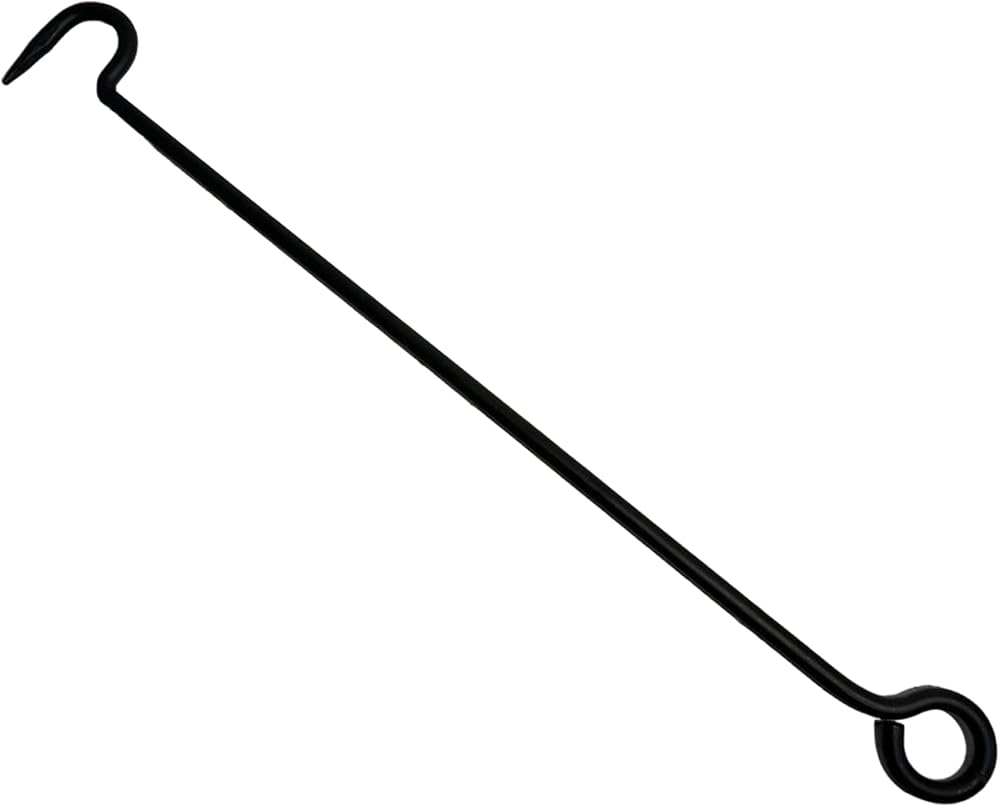 Thorness Cast Iron Log Roller Tool for Fireplace 50cm Long | Log Grabber