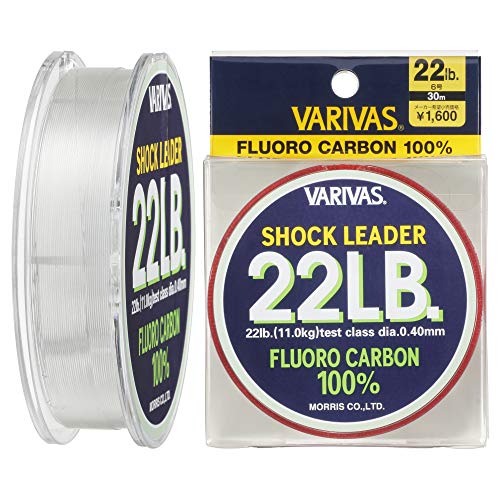 Varivas Shock Leader 100% Fluorocarbon – 30m – 22lbs – 0,40mm – 10kg
