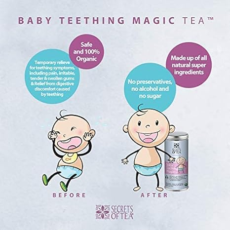 baby teething magic tea