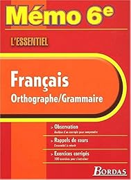 Français, orthographe-grammaire