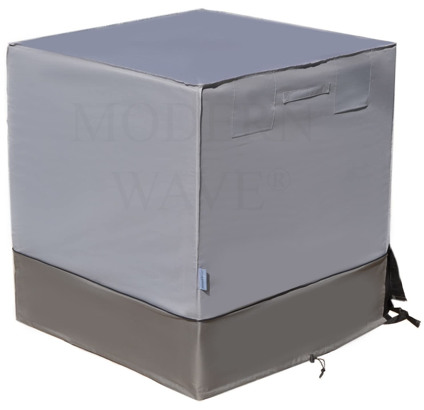 Photo 1 of MODERN WAVE - Extra Thick Air Conditioner Cover for Outside Units - Durable Winter, Waterproof Full AC Cover (Oxford, 29"x29"x36")
