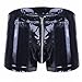 FEESHOW Men's PVC Faux Leather Zipper Boxer Shorts Lacing Underwear Briefs
