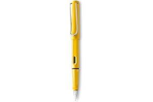 Lamy Safari Fountain Pen, Yellow Medium Nib (L18M)