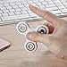 Abighand Anti-Anxiety Fidget Spinner EDC Focus Toy for Kids & Adults/Hand Spinner Stress Reducer, White
