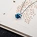 IMEIM Glass Cremation Jewelry Always in My Heart Birthstone Pendant Urn Necklace Ashes Holder Keepsake