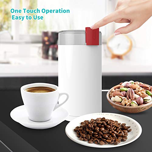 Coffee Grinder, Kaven Electric Coffee Mill with Large Grinding Capacity for Beans, Peppers