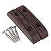 Yibuy 2PCS Bass Guitar Thumb Rest Rosewood Finger Rest Thumbrest with Screws