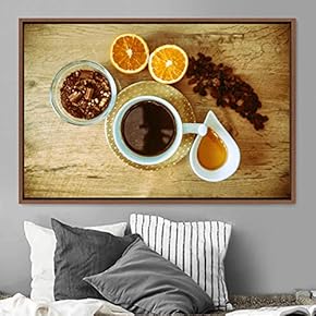signwin Framed Canvas Wall Art Cup of Tea...