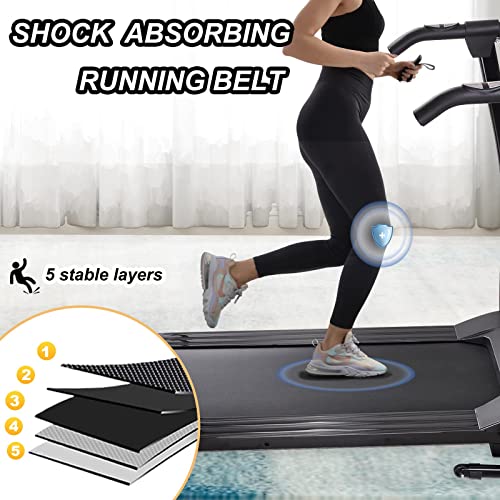 FYC Folding Treadmill Portable Electric Motorized Treadmill Running Exercise Machine With Led For Home - View #7