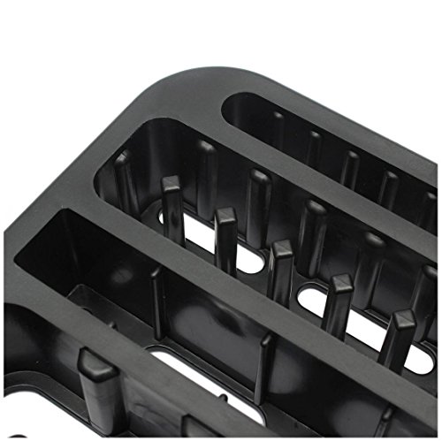 Massca Battery Organizer with Battery Tester, Battery Caddy AA AAA Battery (Black) - Thumbnail 3