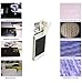 Wesley's 60X Clip-On Type Cell Phone Mini Microscope LED UV Light Jeweler Eyeglass Microscope for SmartPhones iPhone Samsung and Tablets Portable Clip-on Micro Lens