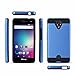 BLU R1 HD 2016 (R0010UU) case, {NFW} Premium Rugged Tough Hybrid Dual Layer H, {NFW} Tough Hybrid + Dual Layer Shockproof Drop Protection Metallic Brushed Case Cover for BLU R1 HD (R0010UU)(VGC Black)
