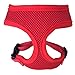 FUNPET Soft Mesh Dog Harness No Pull Comfort Padded Vest for Small Pet Cat and Puppy Red XS