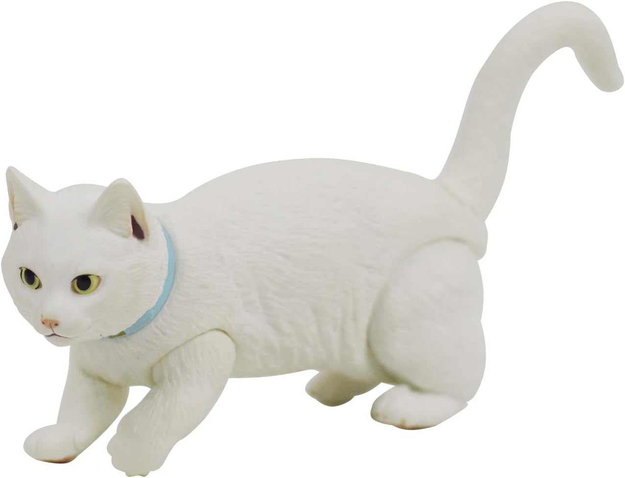 5.55" White Cat Noir Doll Figurines 7 Joints for 1/3 BJD Doll Toy Animals Collectibles (White)