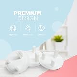 kidoola Pack of 24 Socket Covers for UK Type G Plugs White view 4