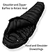 Hyke & Byke Snowmass 0 Degree Down Sleeping Bag for Backpacking, Ultralight Mummy Down Bag with Lightweight Compression Sack and Five (5) Color Options