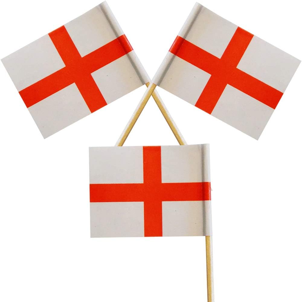 Cocktail Flag Picks England (40 Supplied) Amazon.co.uk Toys & Games