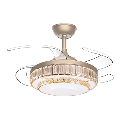 Tiptonlight Modern Classical Style Antlers Led Ceiling Fan With