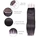 Allrun Hair 7A Brazilian Virgin Human Hair 3 Bundles With (4x 4) Lace Closure Straight Wave Weft 100% Real Human Hair Extensions Natural Color (18 20 22+18
