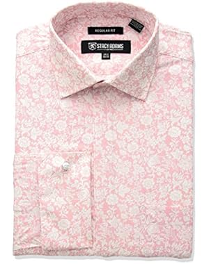 Men's Roses Classic Fit Dress Shirt,