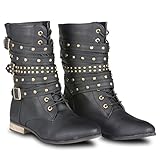 Twisted Women's Bree Lace-Up Military Boot