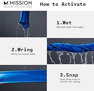 mission cooling hoodie towel