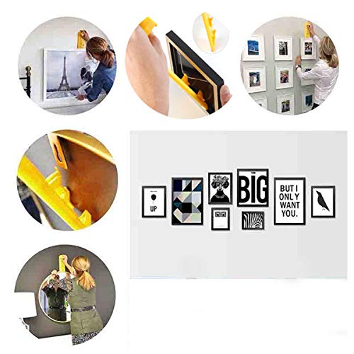 Multifunction Level Ruler Bubble Level Measuring Tool Picture Frame Hanger ABS Plastic DIY Hand Tool1 Pack