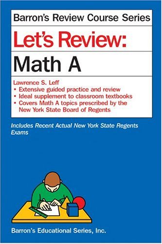 Math Let Review Let's Review: Math A (Let's Review Series) - Want It All