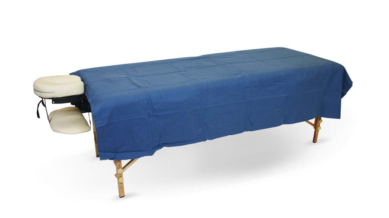 SPA Massage Table Length Plush Durable Fleece Blanket (Cream) : Beauty