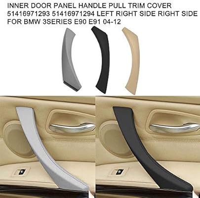 Right//Left Inner Door Panel Handle Pull Trim Cover For BMW 3Series E90 E91 04-12