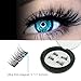 Magnetic Fake eyelashes-NO GLUE 3D Reusable Magnet Eyelashes 1.5cm Half Cover Ultra Thin 0.2mm for Natural Look Eyelashes Extension