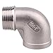 Street Elbow 90 Degree,1 Inch Male x Female NPT Thread SUS304