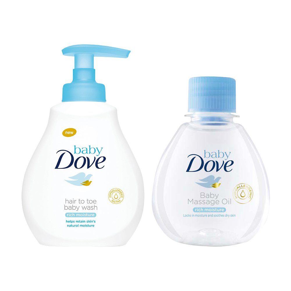 dove hair to toe baby wash