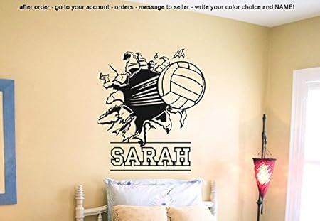 Wall Decal Vinyl Sticker Decals Art Decor Design Volleyball Ball