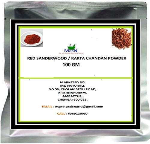 RED SANDERWOOD/RAKTA CHANDAN POWDER 100 GM