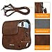 Fintie Protective Case for Fujifilm Instax Mini 25 26 Instant Camera - Premium Vegan Leather Bag Cover with Removable Strap - Vintage Brown