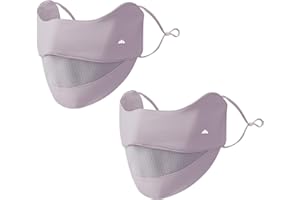 HYMEILUELY Winter UV Face Mask Windproof Breathable Washable Sun Protection Face Shield for Men Women Running Cycling Hiking Working