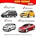 Big Hippo Front Car Sun Shade Windshield, Jumbo/Standard Sunshade Keeps Vehicle Cool UV Ray Sun Visor Protector Sunshades - Easy to Use Folding Sun Shade - Silver(Size: 63.3 X 35inch)
