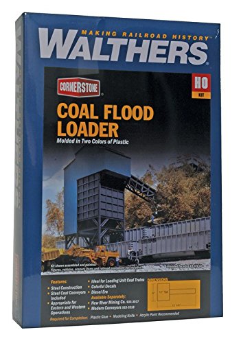 Walthers HO Scale Cornerstone Series174 Coal Flood Loader 4 x 6 x 11