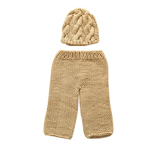 Zhuhaitf Fashion Baby Boy Girl Crochet Knit Costume Photo Prop Outfit 2196