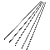 5pcs 304 Stainless Steel Capillary Tube Tubing OD 3mm x 2mm ID, Length 250mm