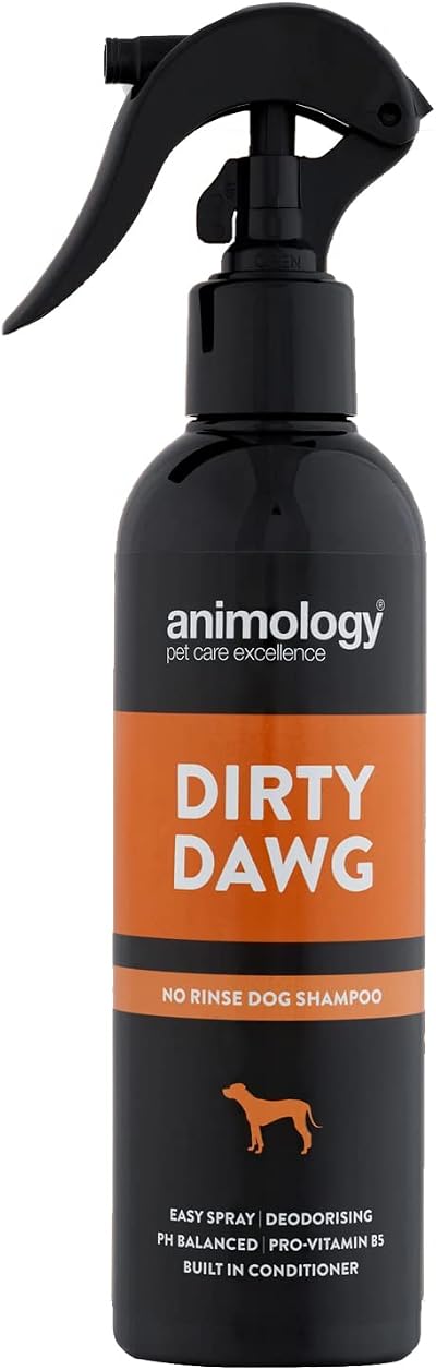 Animology Dirty Dawg Pup No-Rinse Shampoo Dog Spray 250ml