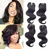 LanQi Brazilian Virgin Hair Body Wave 6Pcs 8