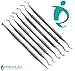 7 Pcs Dental Composite Plastic Amalgam Pluggers Burnisher Cavity Resstorative Filling Instruments