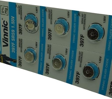 Amazon.com: Swatch Pack de 10 batterys Vinnic Irony Medium ALU 2: Health & Personal Care