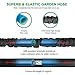 monyar 75FT Expandable Garden Hose, Water Hose with 3/4 inch Fittings, 75' Expanding Hoses with Extra Strength Fabric, Outdoor Flexible Hose with Multi-Layer Latex Core, Lightweight Yard Hose (Black)