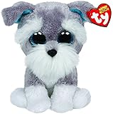 Ty Classic Whiskers The Grey Schnauzer Dog Plush
