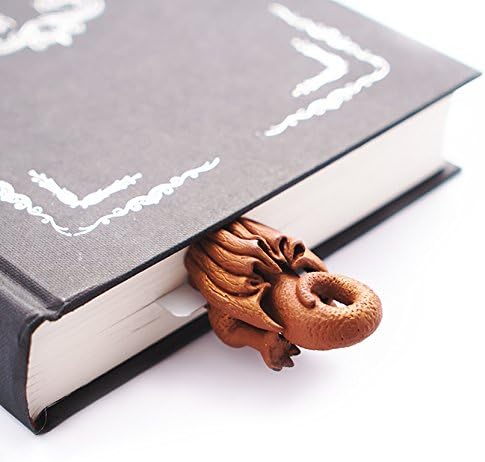 Dragon handmade bookmark gifts. Awesome present for a bookworm, book lovers and book readers! Dragon book marker collectibles! Great gift!